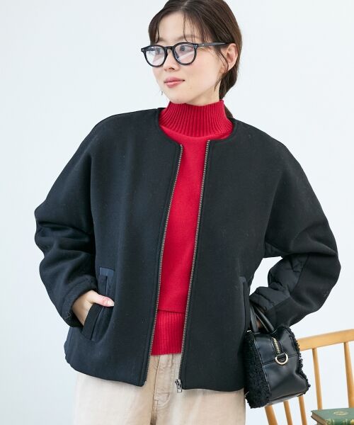 le.coeur blanc / ルクールブラン その他アウター | ウール×ダウンキリカエジャケット | 詳細14