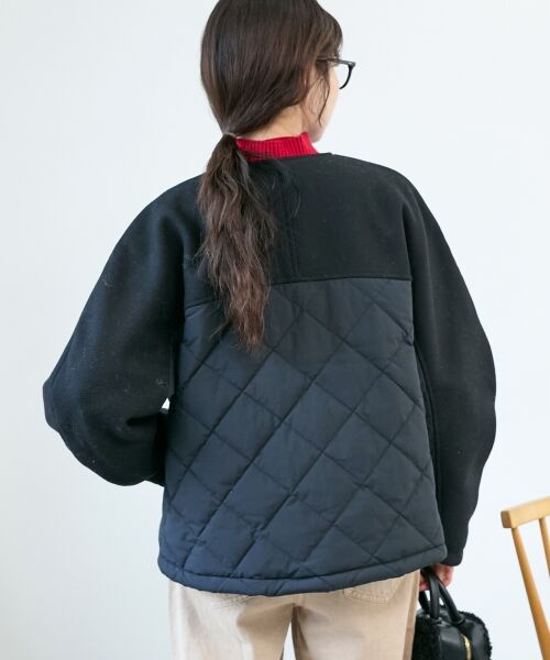 le.coeur blanc / ルクールブラン その他アウター | ウール×ダウンキリカエジャケット | 詳細17