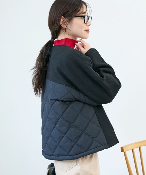 le.coeur blanc / ルクールブラン その他アウター | ウール×ダウンキリカエジャケット | 詳細18