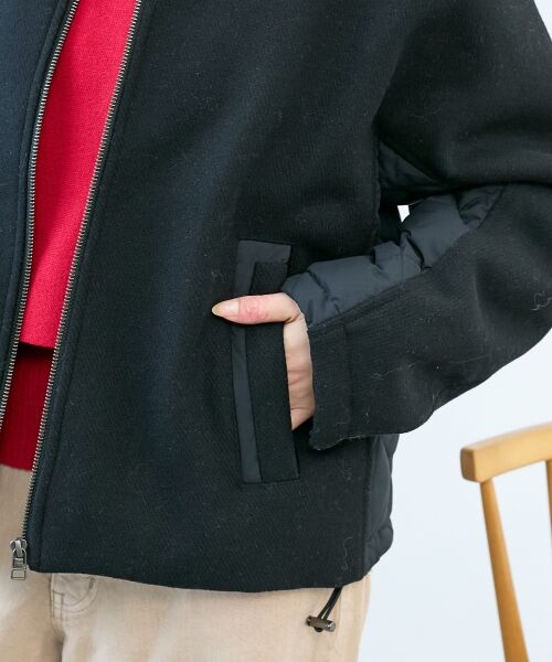 le.coeur blanc / ルクールブラン その他アウター | ウール×ダウンキリカエジャケット | 詳細19