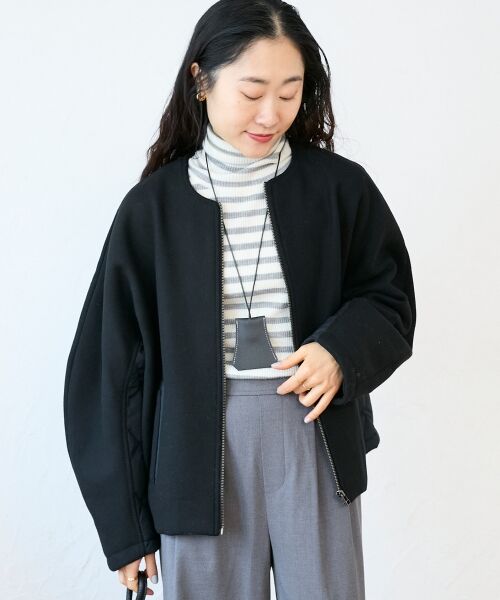 le.coeur blanc / ルクールブラン その他アウター | ウール×ダウンキリカエジャケット | 詳細2