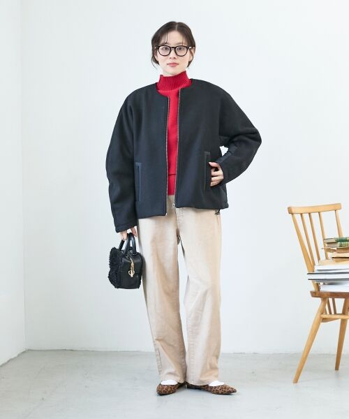 le.coeur blanc / ルクールブラン その他アウター | ウール×ダウンキリカエジャケット | 詳細20