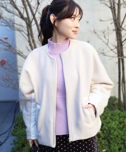 le.coeur blanc / ルクールブラン その他アウター | ウール×ダウンキリカエジャケット | 詳細27