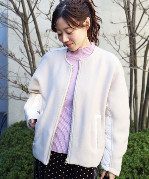 le.coeur blanc / ルクールブラン その他アウター | ウール×ダウンキリカエジャケット | 詳細28