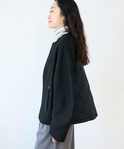 le.coeur blanc / ルクールブラン その他アウター | ウール×ダウンキリカエジャケット | 詳細4