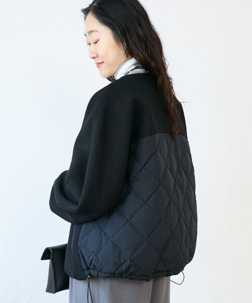 le.coeur blanc / ルクールブラン その他アウター | ウール×ダウンキリカエジャケット | 詳細6