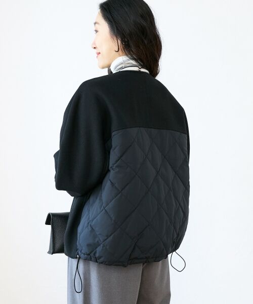 le.coeur blanc / ルクールブラン その他アウター | ウール×ダウンキリカエジャケット | 詳細7