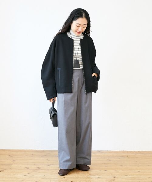 le.coeur blanc / ルクールブラン その他アウター | ウール×ダウンキリカエジャケット | 詳細9