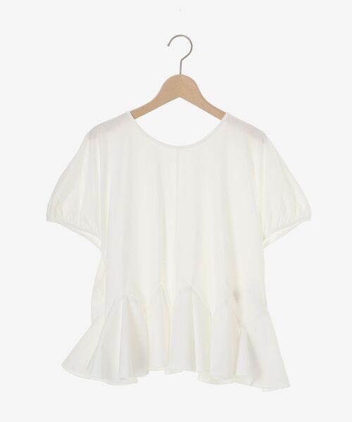 le.coeur blanc / ルクールブラン カットソー | TORRAZZO DONNA裾フレアートップス | 詳細1