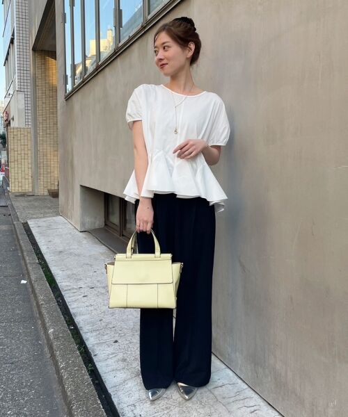 le.coeur blanc / ルクールブラン カットソー | TORRAZZO DONNA裾フレアートップス | 詳細7