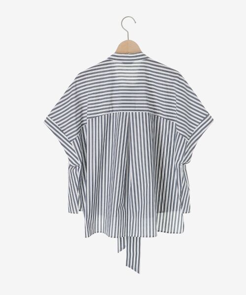 le.coeur blanc / ルクールブラン シャツ・ブラウス | 《手洗い可能》ストライプドルマンボウタイシャツ | 詳細22