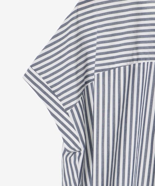 le.coeur blanc / ルクールブラン シャツ・ブラウス | 《手洗い可能》ストライプドルマンボウタイシャツ | 詳細24