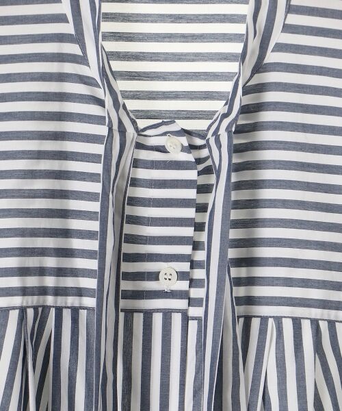 le.coeur blanc / ルクールブラン シャツ・ブラウス | 《手洗い可能》ストライプドルマンボウタイシャツ | 詳細25