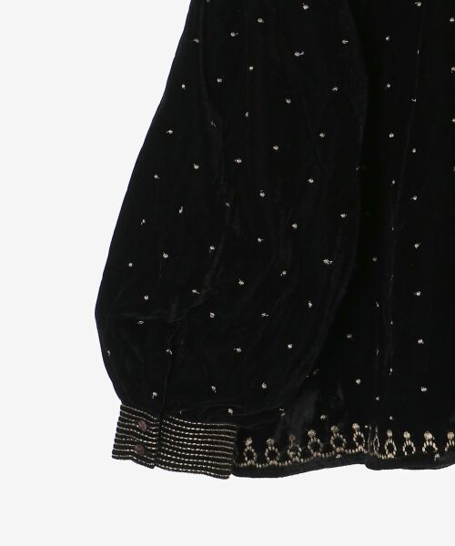 le.coeur blanc / ルクールブラン シャツ・ブラウス | TORRAZZO DONNAベロア刺繍ブラウス | 詳細12