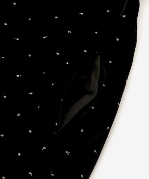 le.coeur blanc / ルクールブラン ロング・マキシ丈ワンピース | TORRAZZO DONNAベロア刺繍ワンピース | 詳細26