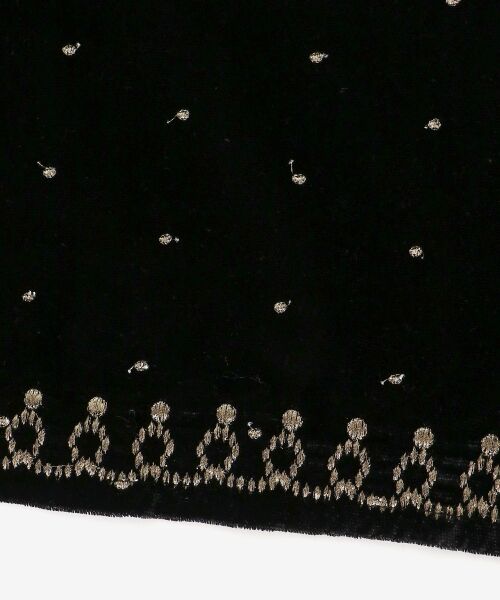 le.coeur blanc / ルクールブラン ロング・マキシ丈ワンピース | TORRAZZO DONNAベロア刺繍ワンピース | 詳細27