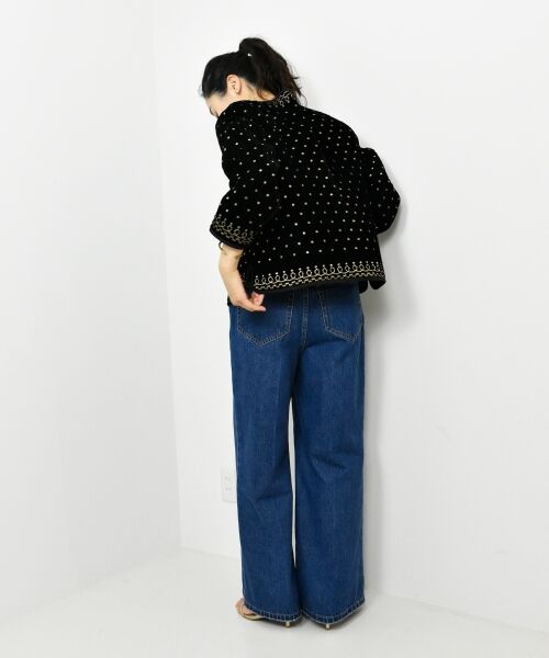 le.coeur blanc / ルクールブラン その他アウター | TORRAZZO DONNAベロア刺繍ジャケット | 詳細13