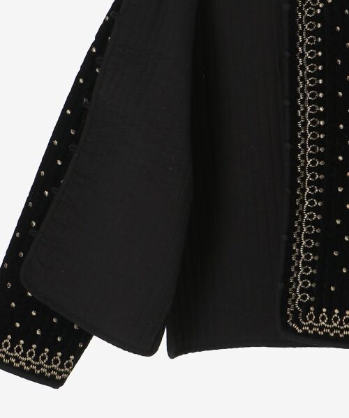 le.coeur blanc / ルクールブラン その他アウター | TORRAZZO DONNAベロア刺繍ジャケット | 詳細23