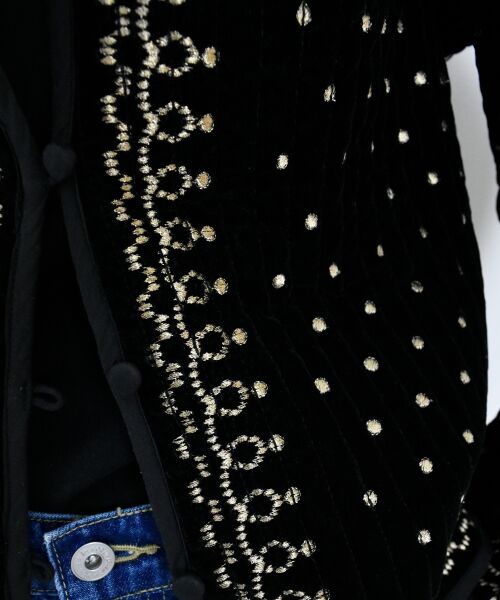 le.coeur blanc / ルクールブラン その他アウター | TORRAZZO DONNAベロア刺繍ジャケット | 詳細9