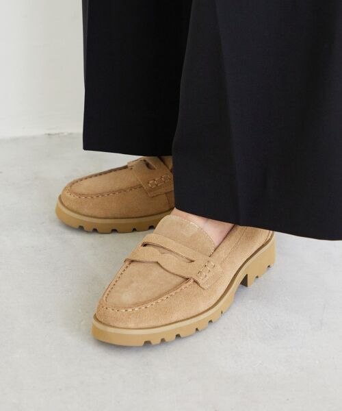 le.coeur blanc / ルクールブラン フラットシューズ | ARTESANOS スエードローファー | 詳細4