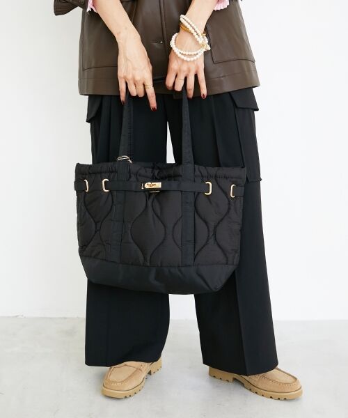 le.coeur blanc / ルクールブラン トートバッグ | TRIFFER キルティングトート | 詳細2