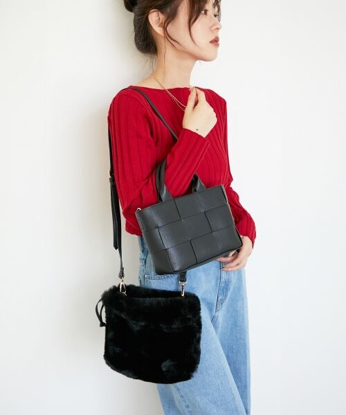 le.coeur blanc / ルクールブラン トートバッグ | PUメッシュ4WAYトート | 詳細10