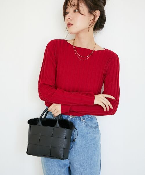 le.coeur blanc / ルクールブラン トートバッグ | PUメッシュ4WAYトート | 詳細2