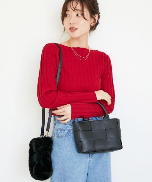 le.coeur blanc / ルクールブラン トートバッグ | PUメッシュ4WAYトート | 詳細9