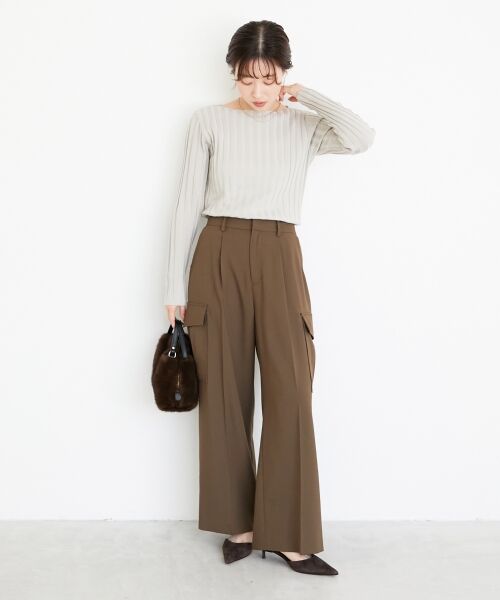 le.coeur blanc / ルクールブラン ショルダーバッグ | エコファー2WAYショルダー | 詳細14