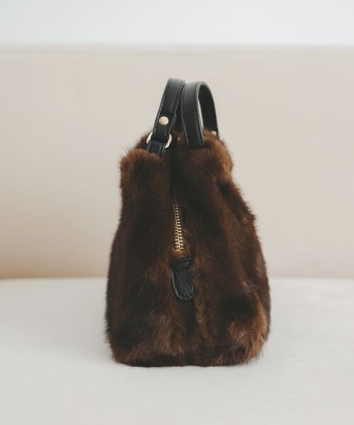 le.coeur blanc / ルクールブラン ショルダーバッグ | エコファー2WAYショルダー | 詳細18