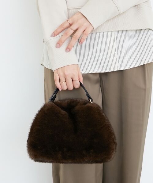 le.coeur blanc / ルクールブラン ショルダーバッグ | エコファー2WAYショルダー | 詳細2