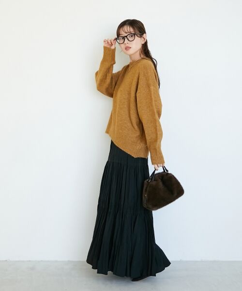 le.coeur blanc / ルクールブラン ショルダーバッグ | エコファー2WAYショルダー | 詳細24