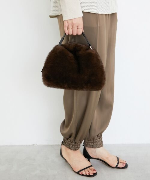 le.coeur blanc / ルクールブラン ショルダーバッグ | エコファー2WAYショルダー | 詳細3