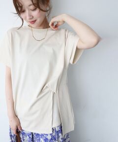 le.coeur blanc / ルクールブラン カットソー | 《WEB限定アイテム》ツイストデザイントップス