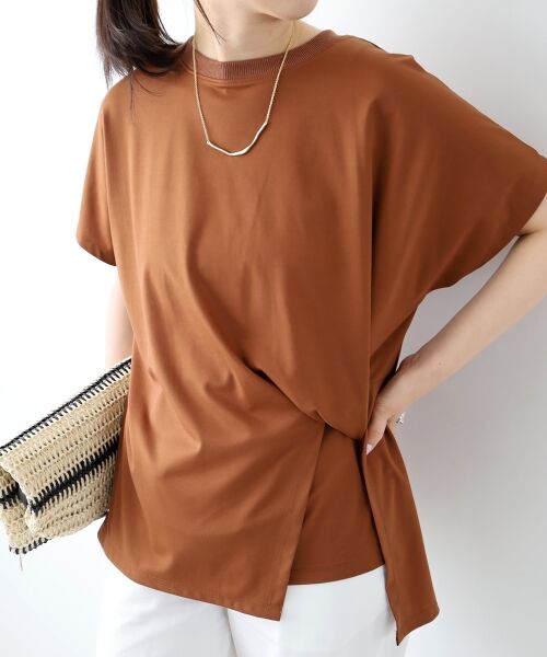 le.coeur blanc / ルクールブラン カットソー | 《WEB限定アイテム》ツイストデザイントップス | 詳細3