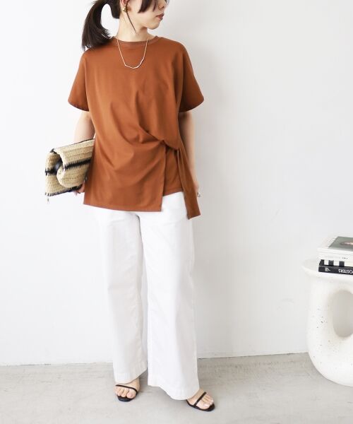 le.coeur blanc / ルクールブラン カットソー | 《WEB限定アイテム》ツイストデザイントップス | 詳細5