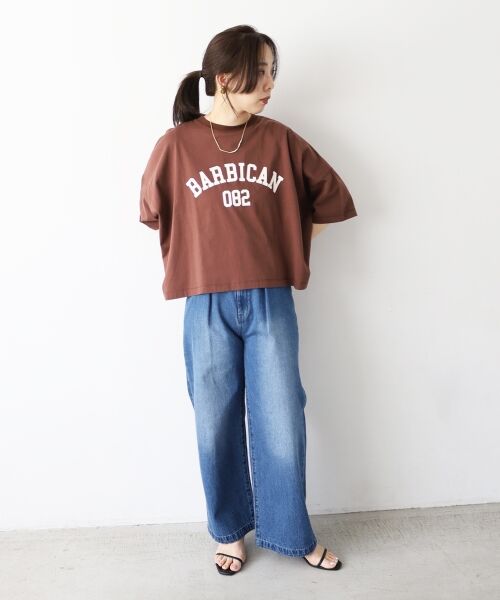 le.coeur blanc / ルクールブラン Tシャツ | 《WEB限定アイテム》カレッジロゴオーバーTシャツ | 詳細12