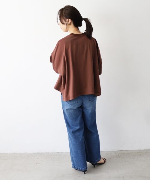 le.coeur blanc / ルクールブラン Tシャツ | 《WEB限定アイテム》カレッジロゴオーバーTシャツ | 詳細14