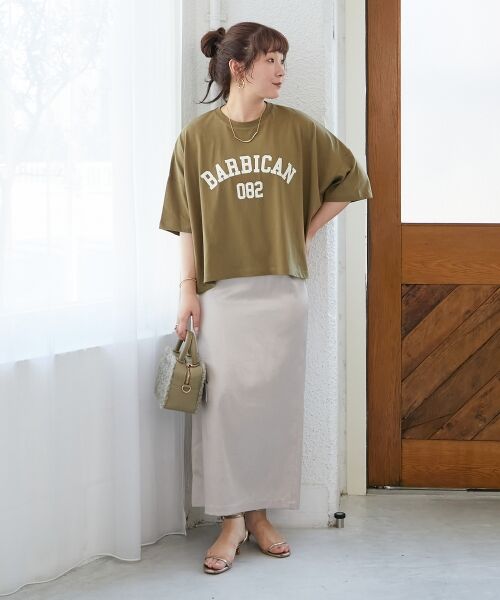 le.coeur blanc / ルクールブラン Tシャツ | 《WEB限定アイテム》カレッジロゴオーバーTシャツ | 詳細18