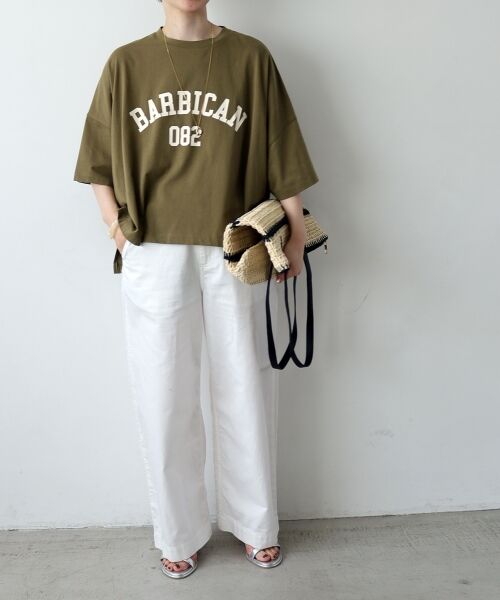 le.coeur blanc / ルクールブラン Tシャツ | 《WEB限定アイテム》カレッジロゴオーバーTシャツ | 詳細23