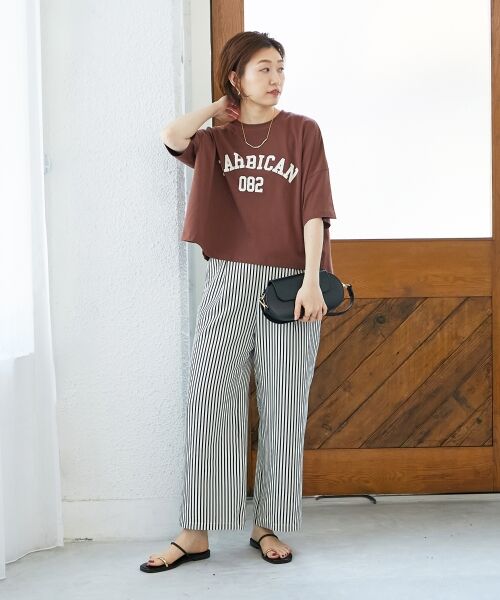 le.coeur blanc / ルクールブラン Tシャツ | 《WEB限定アイテム》カレッジロゴオーバーTシャツ | 詳細4