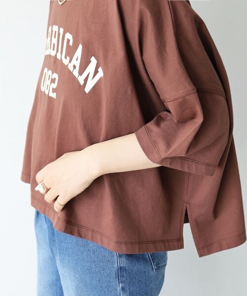 le.coeur blanc / ルクールブラン Tシャツ | 《WEB限定アイテム》カレッジロゴオーバーTシャツ | 詳細8