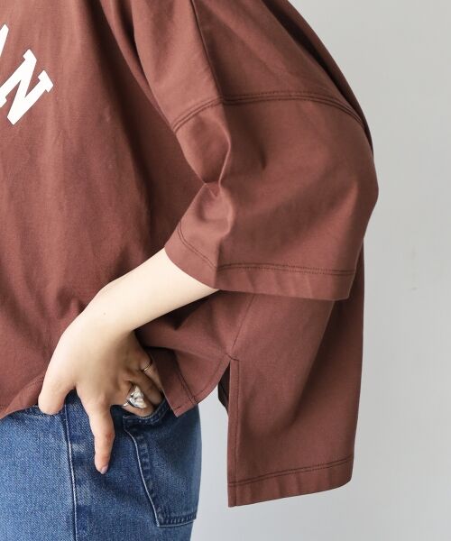 セール】 《WEB限定アイテム》カレッジロゴオーバーTシャツ （T