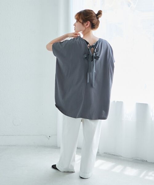 le.coeur blanc / ルクールブラン カットソー | 《WEB限定アイテム》バックリボンデザイントップス | 詳細13