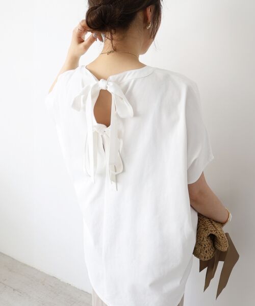 le.coeur blanc / ルクールブラン カットソー | 《WEB限定アイテム》バックリボンデザイントップス | 詳細17
