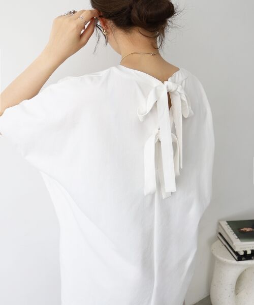 le.coeur blanc / ルクールブラン カットソー | 《WEB限定アイテム》バックリボンデザイントップス | 詳細20