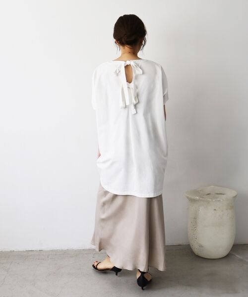 le.coeur blanc / ルクールブラン カットソー | 《WEB限定アイテム》バックリボンデザイントップス | 詳細23