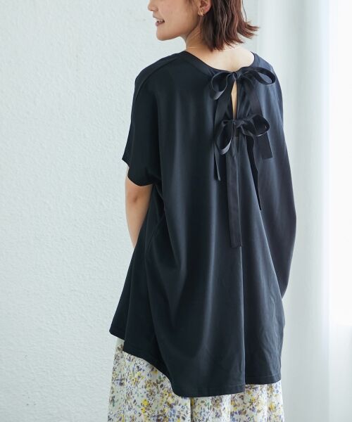 le.coeur blanc / ルクールブラン カットソー | 《WEB限定アイテム》バックリボンデザイントップス | 詳細28