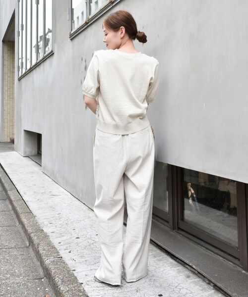 le.coeur blanc / ルクールブラン カーディガン・ボレロ | チュール刺繍ハーフスリーブカーディガン | 詳細23