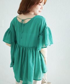 le.coeur blanc / ルクールブラン シャツ・ブラウス | 《WEB限定アイテム》バックリボンガーゼブラウス